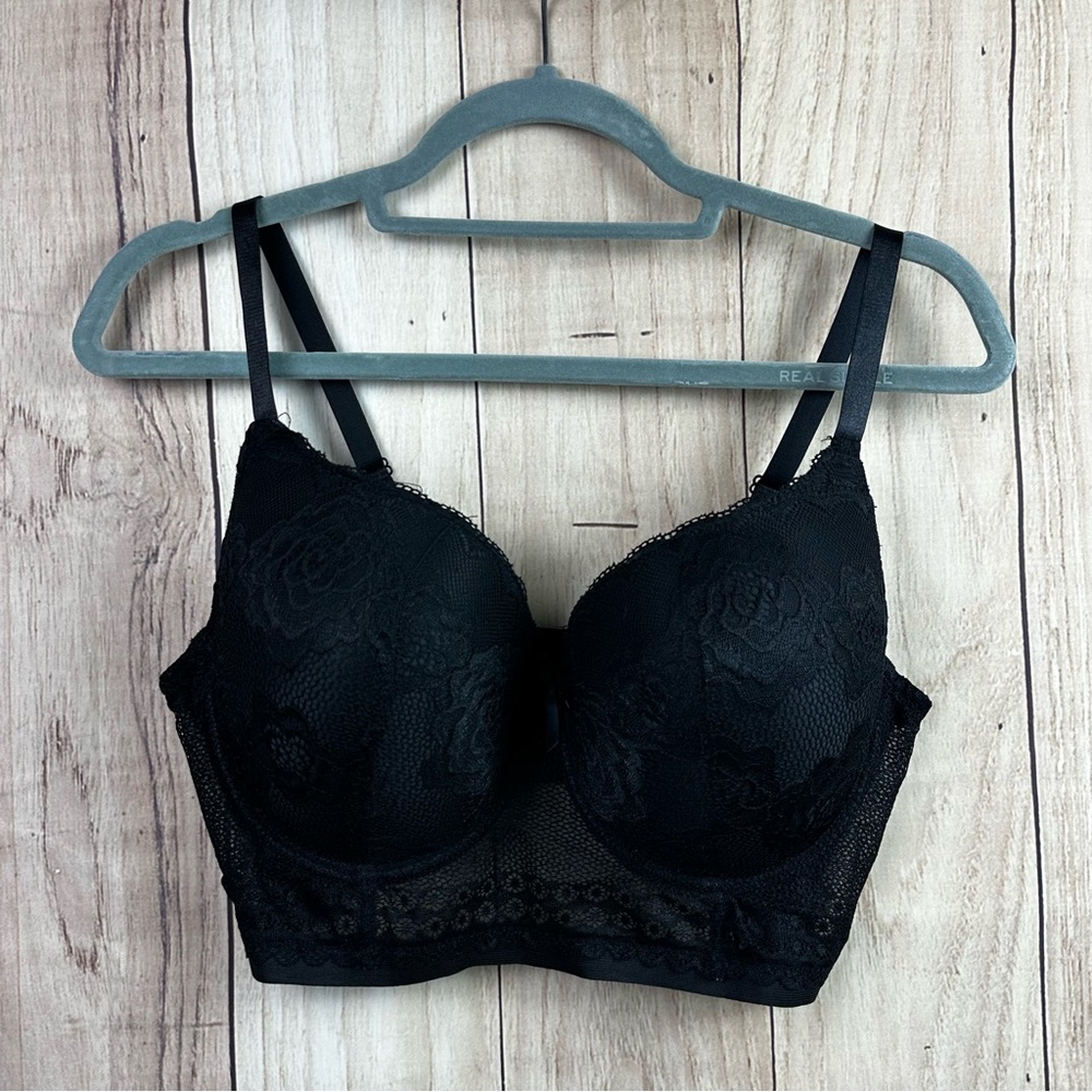 Delta Burke Black Lace Bra